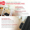 HAILO K20 3-STEP FOLDING LADDER WITH STURDY STEEL FRAME - SILVER - Brand New