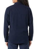 AMAZON ESSENTIALS MEN'S FLANNEL ONE-POCKET PLAID SHIRTS NAVY MEN 2XL - Brand New