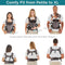 Contours Baby Carrier Newborn to Toddler Journey 5 Position - Carbon Gray - Like New