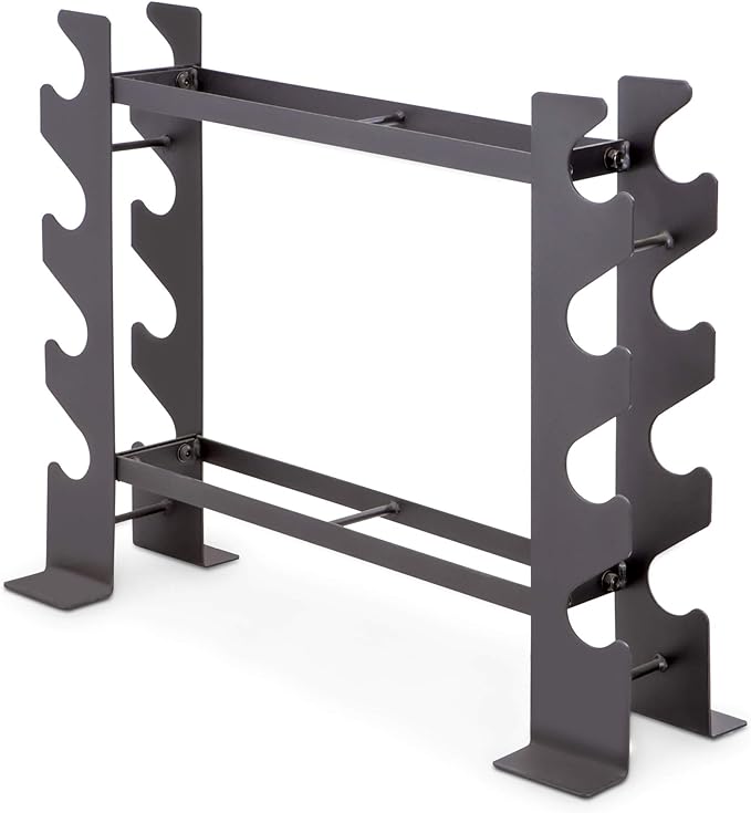 Marcy Compact Dumbbell Rack Free Weight Stand 20.50 x 8.50 x 27.00 inches Black Like New