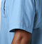 COLUMBIA MEN'S BAHAMA II SHORT SLEEVE SHIRT - SIZE: MEN XL - LIGHT BLUE - Brand New