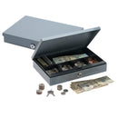 OFFICE DEPOT ULTRA-SLIM CASH BOX WITH SECURITY LOCK 2"H X 11 1/4"W X 7 1/2"D - Like New