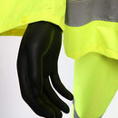 WEST CHESTER 44033JCA HI-VIZ RAIN JACKET, XX-LARGE - GREEN - Like New