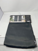 SALLY TEXTILES HOUSTON SOLID BLACKOUT WINDOW PANEL - CHARCOAL - Brand New