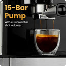 CHEFMAN CRAFTBREW ESPRESSO MACHINE - STAINLESS STEEL - Like New