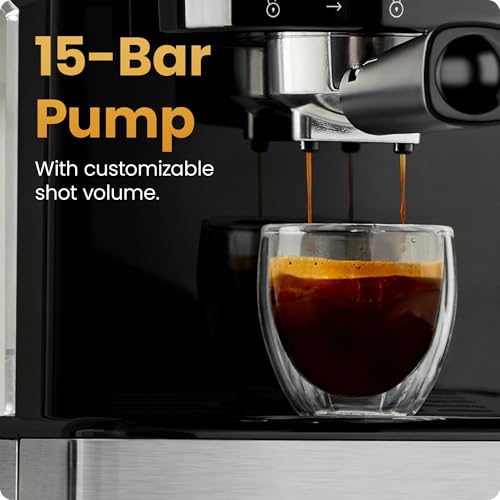 CHEFMAN CRAFTBREW ESPRESSO MACHINE - STAINLESS STEEL - Like New