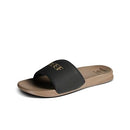 CJ5733 REEF MEN'S ONE SLIDE SANDALS BLACK FOSSIL SIZE 13 - Brand New