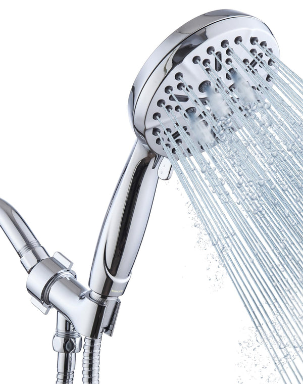 BOWGER SHOWER HEAD WITH HANDHELD HIGH PRESSURE-FULL BODY COVERAGE B01500 - Like New