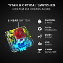 TURTLE BEACH VULCAN II MAX OPTICAL-MECHANICAL PC GAMING KEYBOARD TBK-1001-10-US - Like New