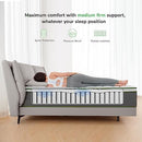 NOVILLA KING MATTRESS 12 INCH GEL MEMORY FOAM HYBRID N-M02020-12-K-N2 - WHITE - Like New