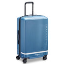 FLORENCE BY MILLS CHECKED-MEDIUM LUGGAGE 24 Inch - ZINC BLUE - Brand New