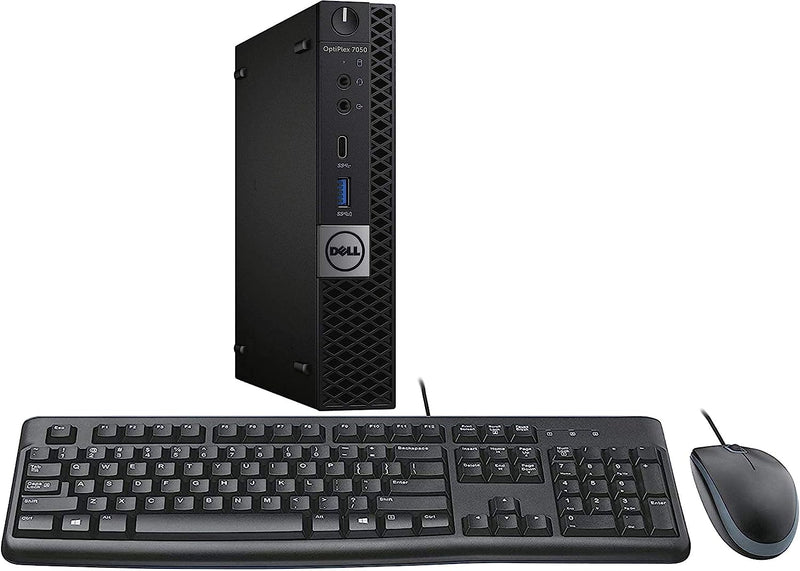 Dell Optiplex 7050 Micro Form Factor i7-6700T 16GB 256GB SSD - BLACK - Like New