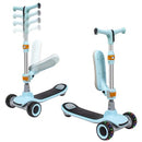 Twocorn Folding Kick Scooters w/Adjustable Height Handlebars Removable Seat - Brand New