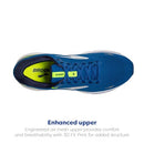 1103931D482 BROOKS MEN GHOST 15 NEUTRAL BLUE/WHITE SIZE 8.5 - Like New