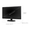 VIEWSONIC 27" FULL HD 1080P LED MONITOR DVI VGA INPUTS VA2746M-LED - BLACK - Like New