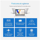 ASUS Vivobook 17.3” FHD Intel 7 150U 16GB 512GB SSD F1704VAP-AS74 - Cool Silver - Like New