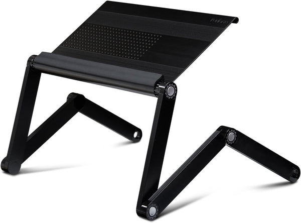 Furinno A6 Ergonomics Aluminum Vented Adjustable Laptop Desk - Black Like New