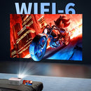 TMY V08 Projector WiFi and Bluetooth 1080P Full HD Portable, V08-APPS - Black - Like New