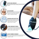 The Coldest Water Ankle Ice Pack Ice Wrap Cold Gel Pack Air Compression - BLACK - Like New