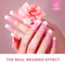 YILAMO PRESS ON NAILS LONG FRENCH TIP COFFIN SQUARE FIVE COLORS 300PCS - BROWN - Like New