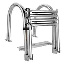 Weyleity 4 Steps Removable Premium Stainless Rear Entry Pontoon Pool Boat Ladder - Brand New