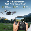 WEFONE DRONES WITH CAMERA FOR ADULTS 4K, 5G, 2 BATTERIES, WEFONE, WF30 - BLACK - Like New