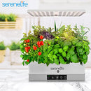 SERENELIFE HYDROPONIC HERB GARDEN 6 PODS GARDEN KIT SEED POD SLGLF140.3 - WHITE - Like New