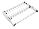 WHITMOR FOLDABLE CLOTHES DRYING RACK: 3 TIER LAUNDRY DRYING RACK - WHITE - Like New