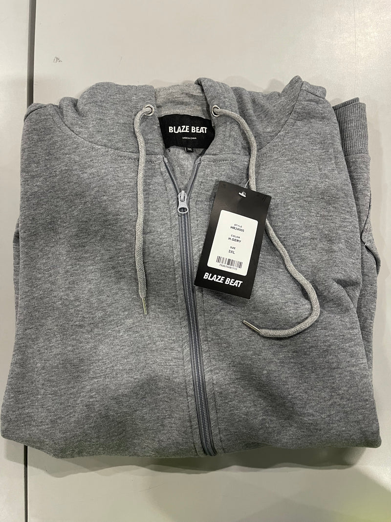 BLAZE BEAT 2 PIECE TRACK OUTFIT - SIZE: MEN 3XL - HEATHER GRAY - Brand New