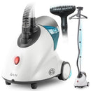 SALAV STANDING GARMENT STEAMER WITH ROLL WHEELS EASY MOVEMENT 1.8L - WHITE - Like New