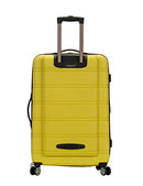 Rockland Melbourne Hardside Expandable Spinner Wheel Luggage, Yellow, 2 Pieces - Like New