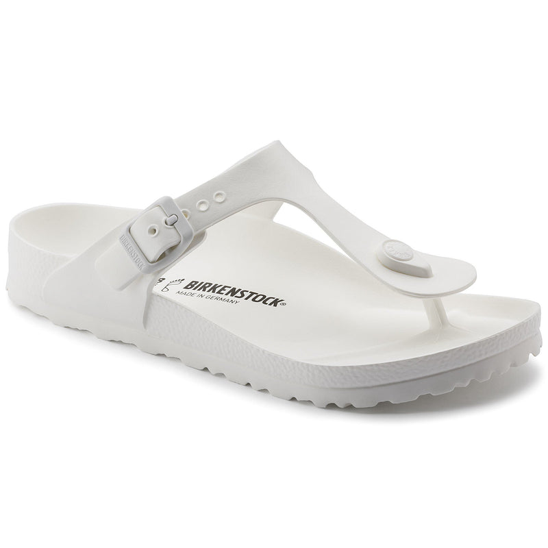 BIRKENSTOCK GIZEH EVA REGULAR FIT SANDALS WOMENS SIZE SIZE 7 WHITE - Like New