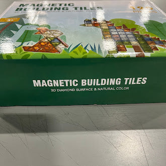 GENERIC 120PCS MAGNETIC TILES MAGNETIC 3D BUILDING BLOCKS SET EDUCATIONAL TOYS - Brand New