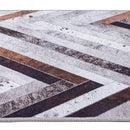 Decomall Faux Cowhide Patchwork Printed Rug Mat Door Entryway 2x3' Multi - Brand New