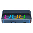 GENERIC HUD COLOR DIGITAL AUTO GPS SPEEDOMETER HEAD UP DISPLAY - BLACK - Like New