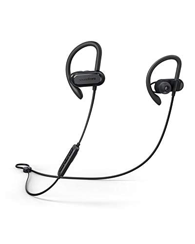 SOUNDCORE WIRELESS BLUETOOTH HEADPHONESAN SPIRIT X SPORTS EARPHONES - BLACK - Brand New