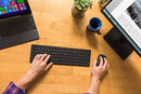 Microsoft Designer Bluetooth Desktop Keyboard Mouse Utra-Thin Wireless - BLACK - Brand New
