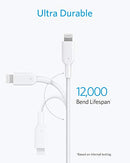 ANKER USB C TO LIGHTNING CABLE MFI CERTIFIED CABLE FOR IPHONE 13 PRO 12 PRO MAX - Like New