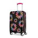 SARAH JESSICA PARKER HARDSIDE EXPANDABLE CARRY ON SUITCASE - BLACK SHOE WHEEL - Brand New