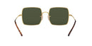 RAY-BAN WOMENS SQUARE EVOLVE PHOTOCHROMIC SQUARE SUNGLASSES - GOLD/G-15 GREEN - Like New