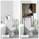 LANDIA HOME OVER THE TOILET BATHROOM ORGANIZER FOR STORAGE, RUSTIC- CVA6112U - Like New
