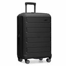Traveler's Choice Pagosa Hardshell Expandable Luggage Spinner Wheels - Black - Brand New