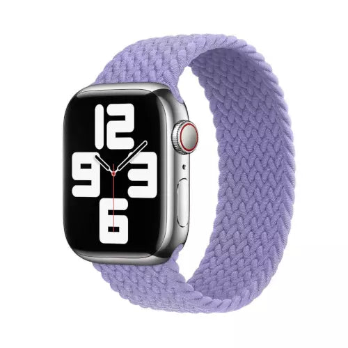 APPLE WATCH BRAIDED SOLO LOOP 45MM - SIZE 10 - ENGLISH LAVENDER - Like New