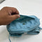 BLOGILATES THE TEAL ZIPPER POUCH WITH A CUTE HEART LOGO - TEAL - Like New