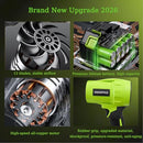 HAOOFFICE CORDLESS LEAF BLOWER 990000 RPM ELECTRIC LEAF BLOWER - GREEN/BLACK - Like New