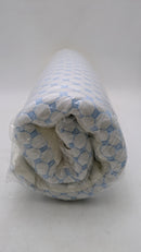 Angel's Pillow Memory Size: Queen 20" x30" - White/Blue - Brand New