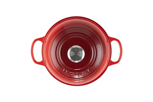 LE CREUSET ENAMELED CAST IRON BREAD OVEN - CERISE - Like New