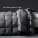 KRT Luxurious Goose Feathers Down Comforter - Dark Grey Thickened Heavyweight - Brand New
