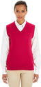Harriton Womens Pilbloc V-Neck Sweater Vest M415W New
