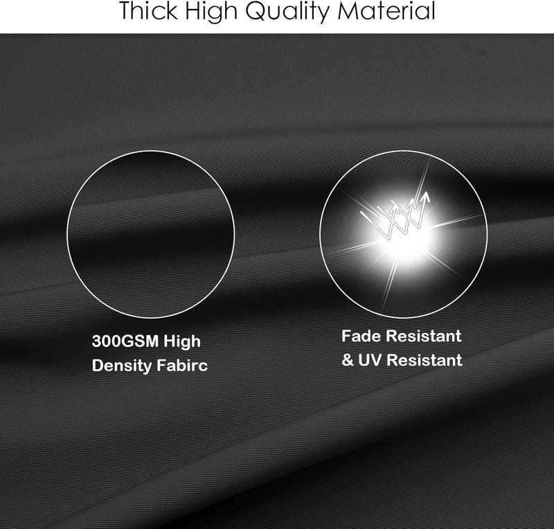 IDEE-HOME OUTDOOR CHAIR CUSHIONS, 17" X 16" X 3", 2 PACK - BLACK - Like New